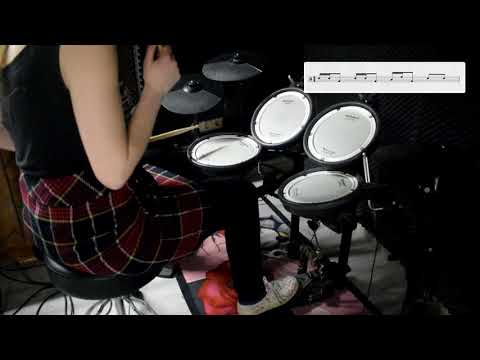 Fill-In Friday 85 🎵 Mit einem neuen 4/4 Drum Fill für Dich :-) [Schlagzeug Anfänger*innen; E-drums]
