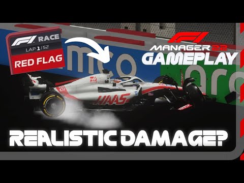 How REALISTIC Is The DAMAGE on F1 Manager 2022? | F1 Manager 22 Gameplay