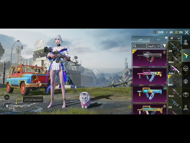 حساب ببجي اي كي ام الثلجي بدلة X