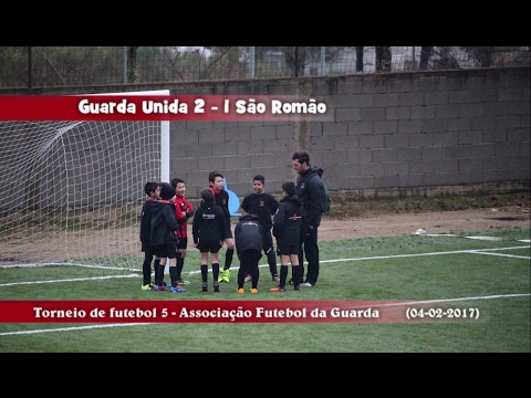 Guarda Unida 2 - 1 São Romão Torneio de futebol 5 A. F.  Guarda (04-02-2017)