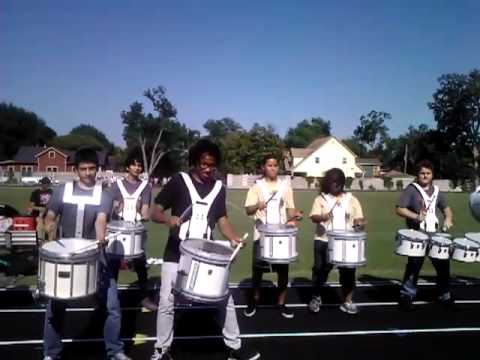 Reagan Powderpuff Game Drumline Performs 2011