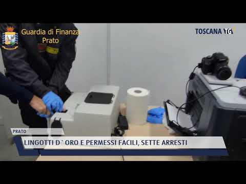 2021-10-13 PRATO - LINGOTTI D'ORO E PERMESSI FACILI, SETTE ARRESTI