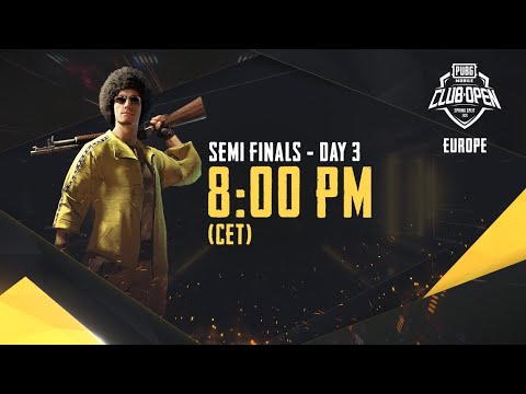 [EN] PMCO Europe Semi-Finals Day 3 | Spring Split | PUBG MOBILE CLUB OPEN 2020