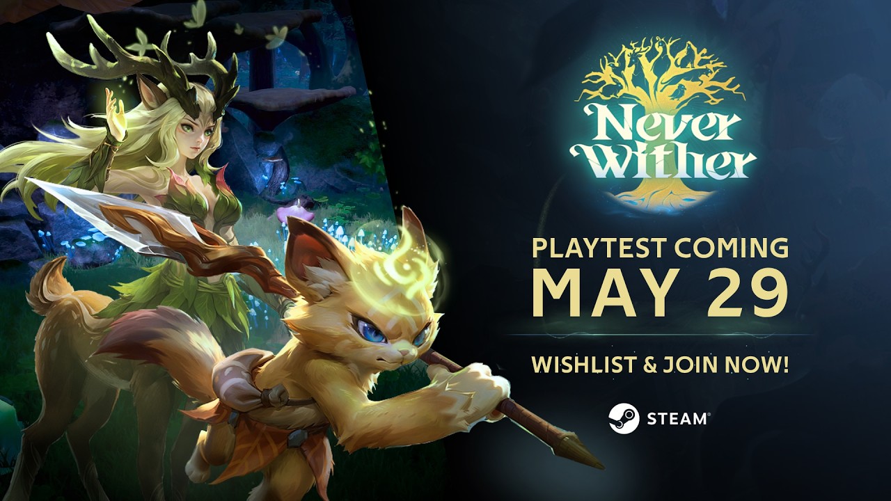Never Wither Playtest Scheduled for May 29! Now open for applications.