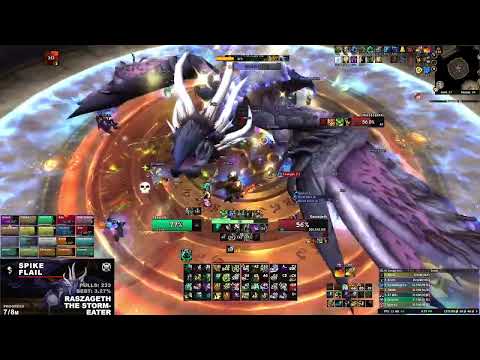 Spike Flail vs Mythic Raszageth - World 99 - WW Monk POV