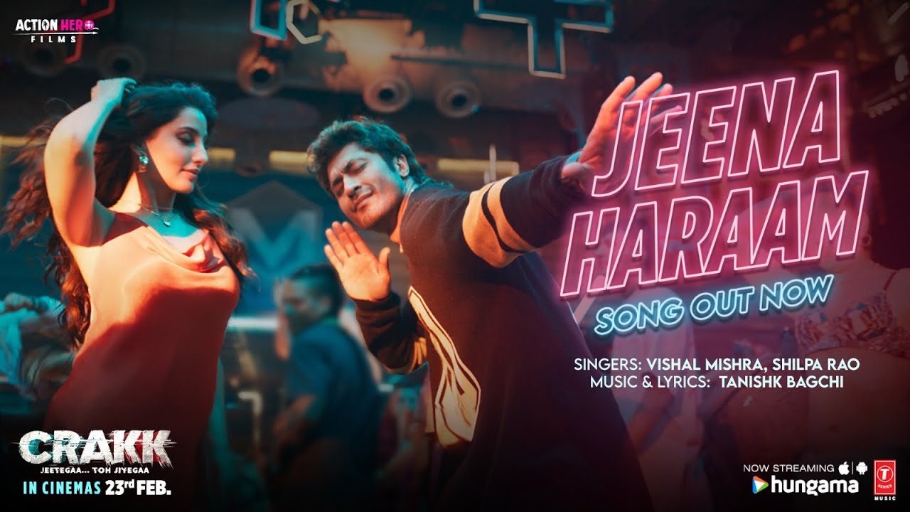 Song Alert- Nora Fatehi Looks Sizzling Hot As Always Along With Vidhyut Jammwal In Jeena Haram