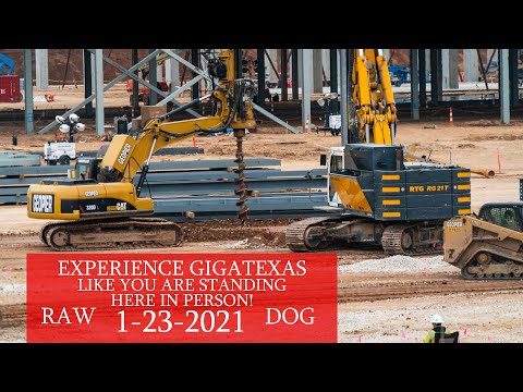Tesla TeraTexas 4680 Battery Cell Section Drilling RAW EXTENDED CLIPS 4K - Roschetzky Photography