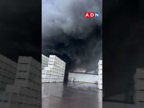 Gran incendio en El Monte consume empresa de semillas y obliga a evacuar a todos los trabajadores
