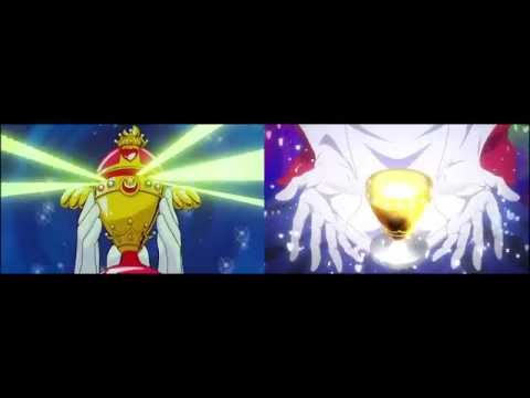 Super Sailor Moon - Moon Crisis - Crystal vs 90s Comparison
