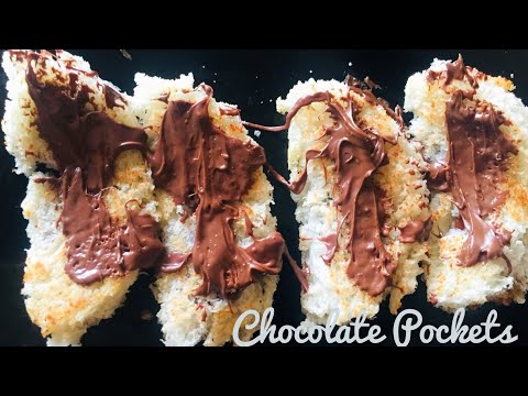 Chocolate Pockets | How to make Chocolate Pocket with Bread and Dairymilk #Dairymilk #Bread #Nutella