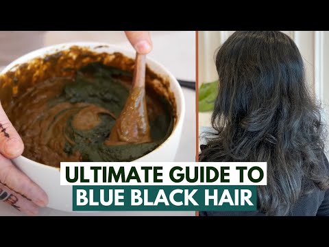 Two Step Fool-Proof Indigo Process for Black Hair + (How to Achieve Blue/Black hair)