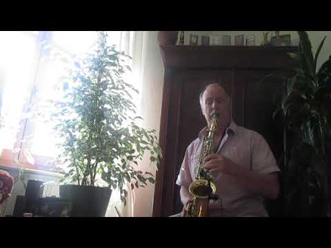 Jazz-Blues auf dem Alt-Saxophon