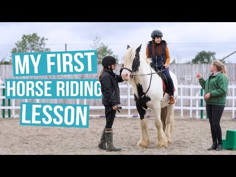 My First Horse Riding Lesson | Cherry Wallis