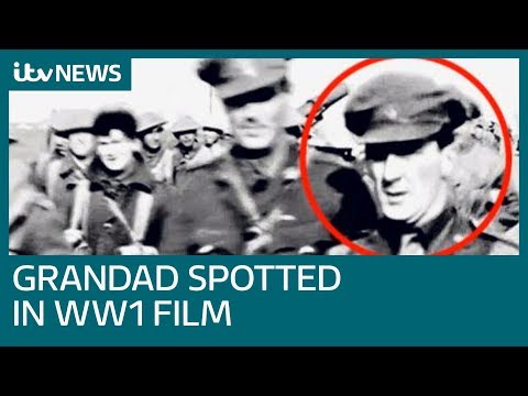 Woman spots grandfather in Peter Jackson's WW1 film | ITV News