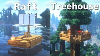 【マイクラ】簡単＆シンプルなサバイバル拠点の作り方３選 #1