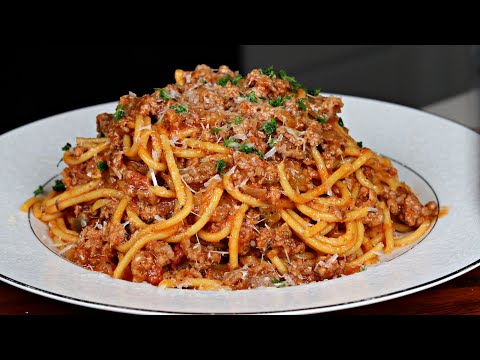 Everyone Loves This Delicious Homemade Spaghetti! How To Make Homemade Spaghetti