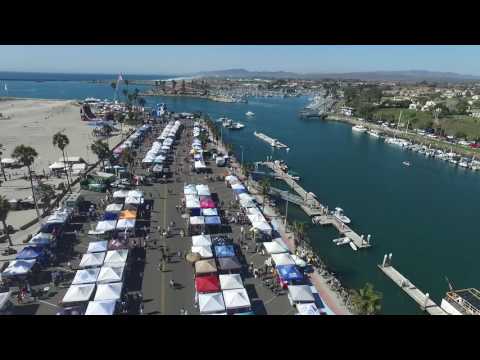 Aerial View of Oceanside Harbor Days