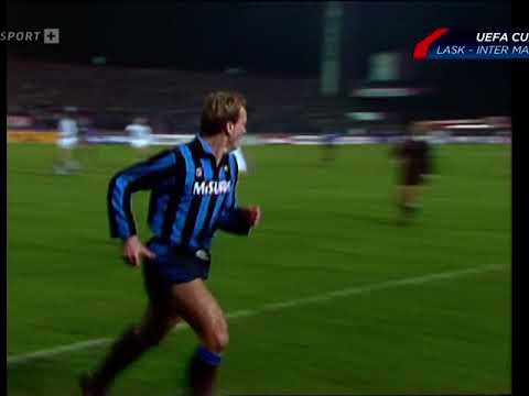 1985-1986 UEFA Cup 1/16 (L1) LASK Linz - Internazionale