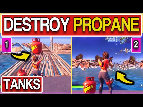 Destroy structures with Propane Tanks - Fortnite Propane Tanks LOCATION - Fortnite tntina challenges