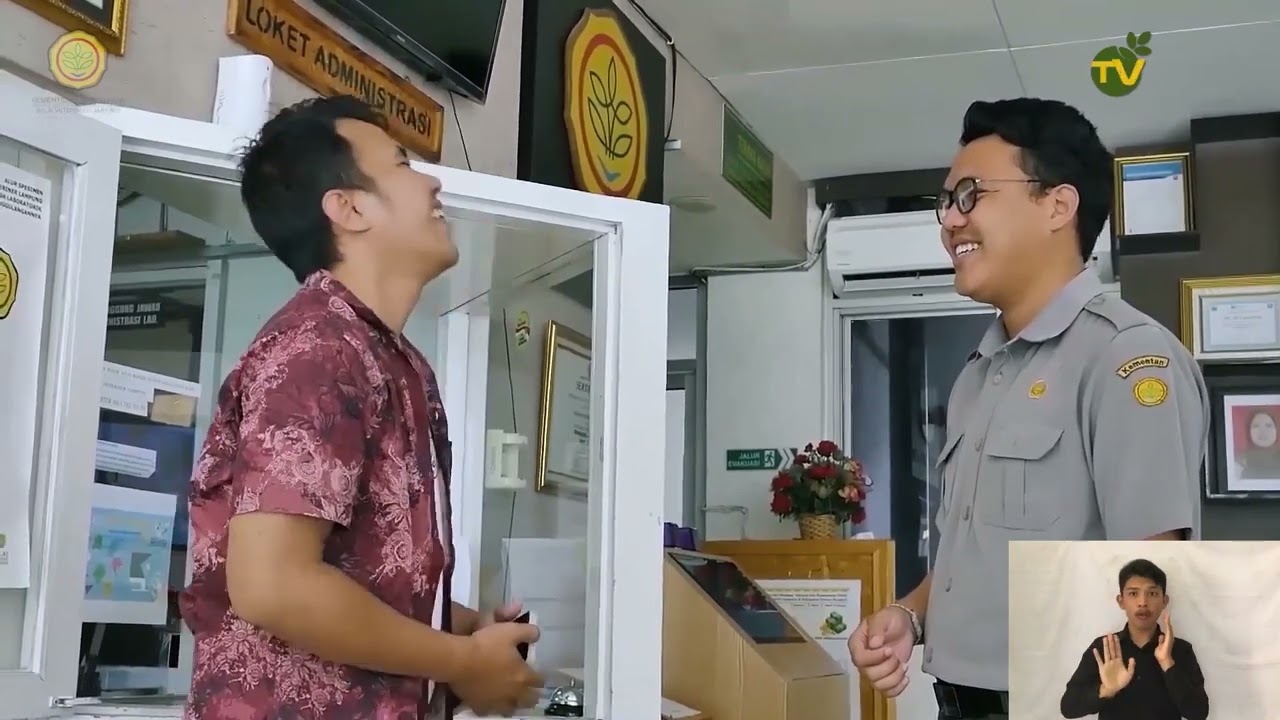 Alur Penerimaan sampel dengan bahasa isyarat