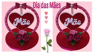 DIY IDÉIA PARA O DIA DAS MÃES EM EVA/ ARTESÃ LETICIA ALMEIDA ✨️ #diadasmães #decoração #artesanato