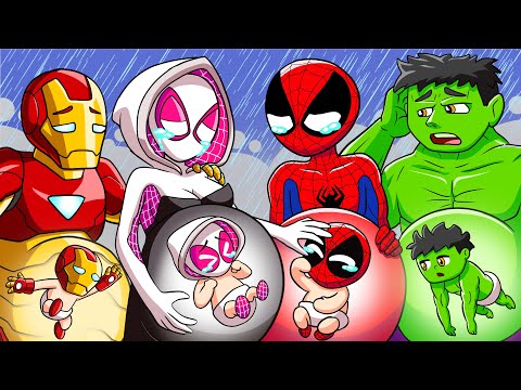 SPIDER-MAN BUT BREWING CUTE BABY - BABY FACTORY - Marvel's Spidey and his Amazing Friends Animation3