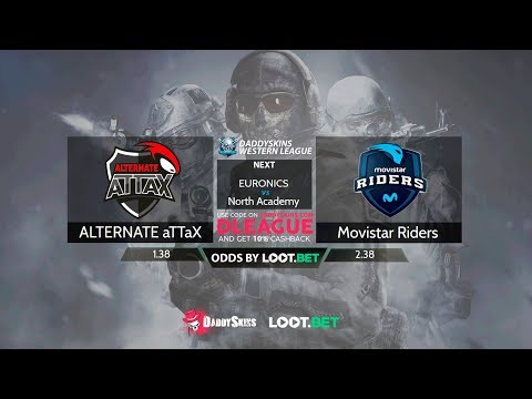 Movistar Riders vs. ALTERNATE aTTaX (bo1+bo1) [DaddySkins Western League]