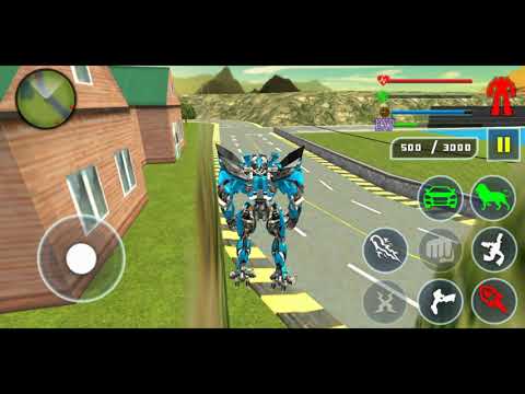 Lion Robot Car Transforming Game | Robot Shooting Gameplay Walkthrough