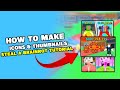 How To Make Roblox Game Icons Thumbnails Steal A Brainrot