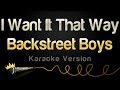 Backstreet Boys I Want It That Way Kar Backstreet Boys I Want It That Way Kar