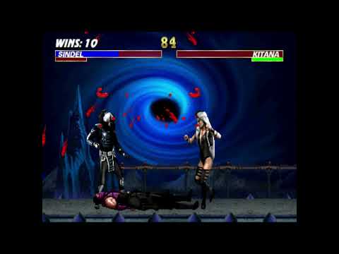 Ultimate Mortal Kombat 3 Plus Beta 2 - Dark Sindel - Ultimate Difficult - No Continues
