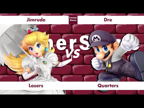 Cornerstone #41 - Losers Quarters - Dre (Mario) vs Jimrude (Peach)