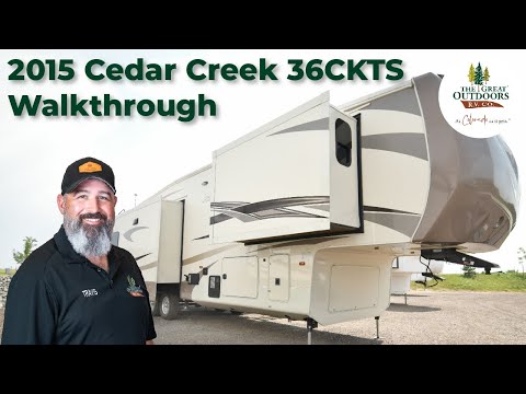 DIAMOND IN THE ROUGH: Pre-Owned 2015 Cedar Creek 36CKTS (RV Tour) Perfect Full Time RV Fifth Wheel