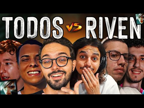 5 HIGH ELO vs 1 RIVEN DE HACK!