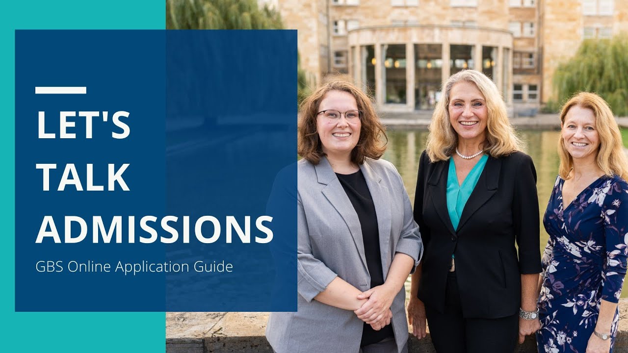 This is what an MBA application form looks like