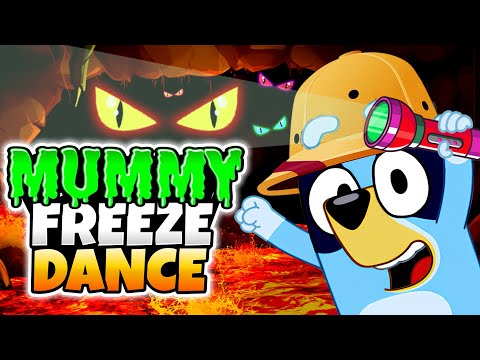 ❄️Bluey Mummy Freeze Dance❄️Kids Just Dance | Bluey Brain Break For Kindergarten | Danny Go Inspired