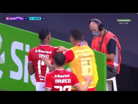 Gol de David - Internacional 1 x 0 Grêmio