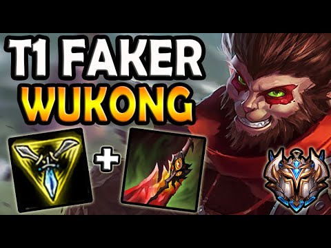 T1 Faker WUKONG vs NAUTILUS [ MID ] Ranked Korea ✔️
