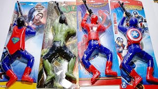 UNBOXING-VIDEO ACTION FIGURE SUPERHERO HULK SUPERMAN SPIDERMAN CAPTAIN AMERICA IRONMAN VENOM