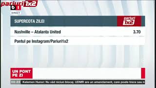 SUPERCOTA ZILEI » Pariem la o cotă de 3.70 pentru Nashville – Atlanta!