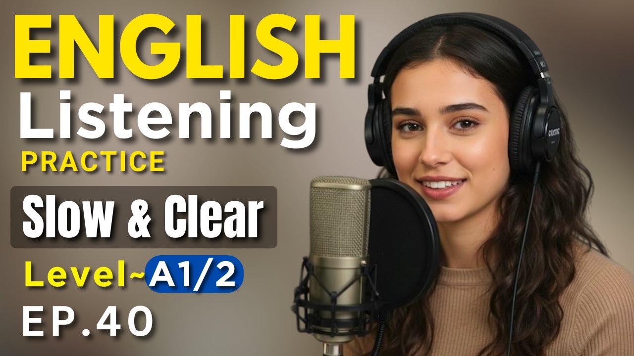 English Listening Practice - Level A1/2 -English Conversation | Podcast English Learning Beginner