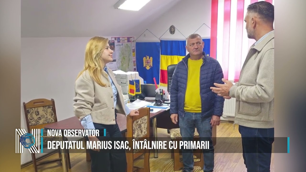 Deputatul Marius Isac, întâlnire cu primarii