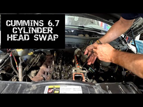 6.7 Cummins cylinder head removal and installation