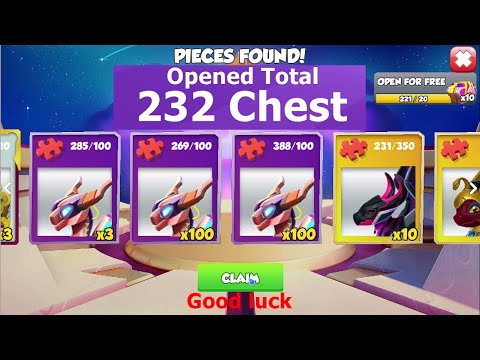 Got 2x Dynamo 100 Drop | Opened total 232 chest in 5 days | Chrono Pangu & Apollo Mini Divine event