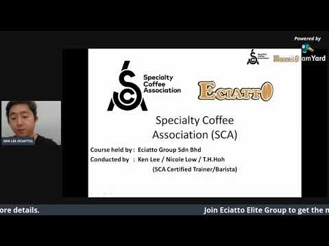 Online SCA Barista Skills - Level of Intermediate (Episode #2)
