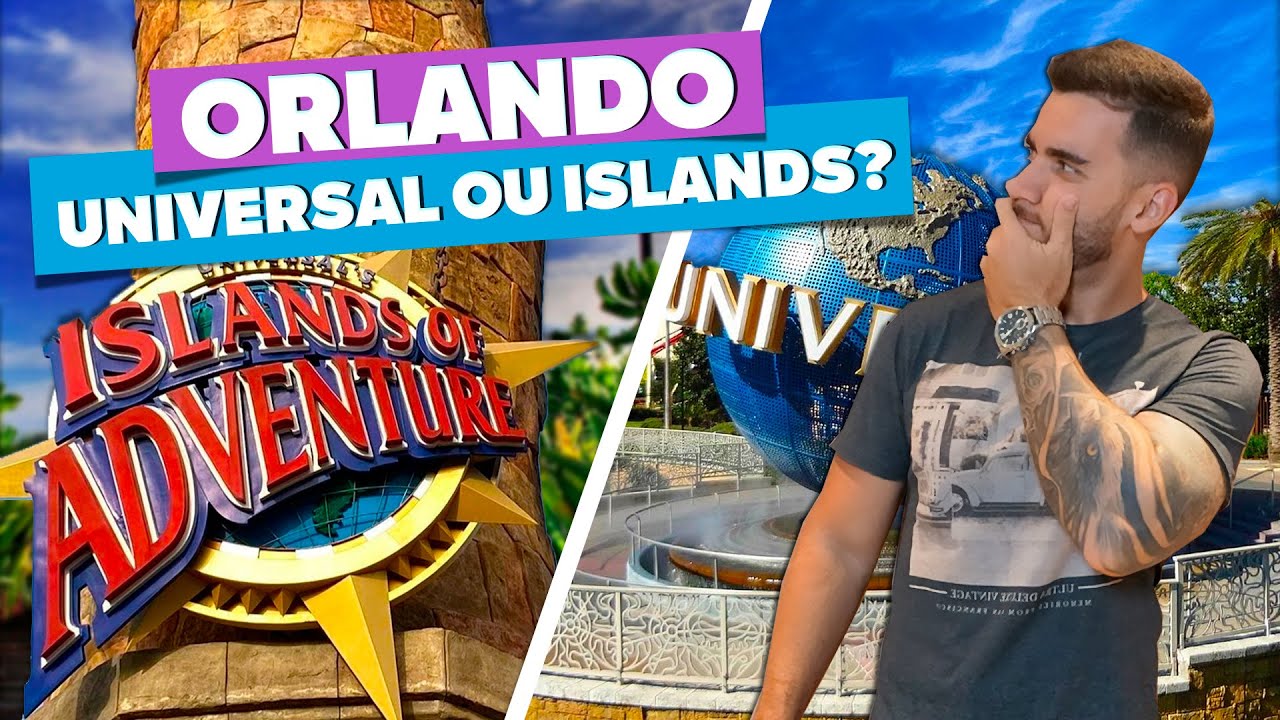 ☑️ Universal Studios Orlando ou Islands of Adventure? Dá para fazer os dois parques em 1 dia?