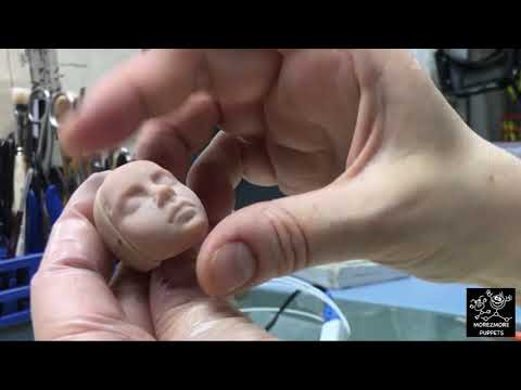 0031 Cat Stop Motion Puppet - 3D Printing Face Plates Hardware  - MOREZMORE