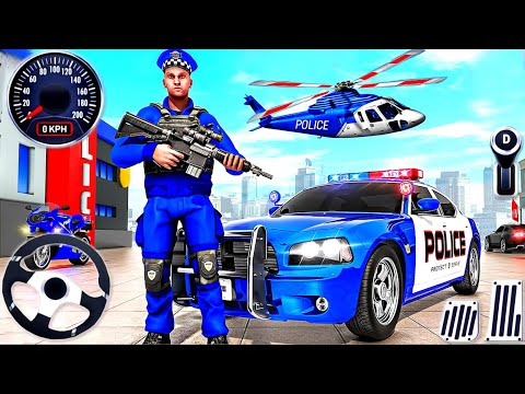 Police Car Chase Simulator 3D Game - Real Cop Cars Driving Simulator 2025 - Android GamePlay