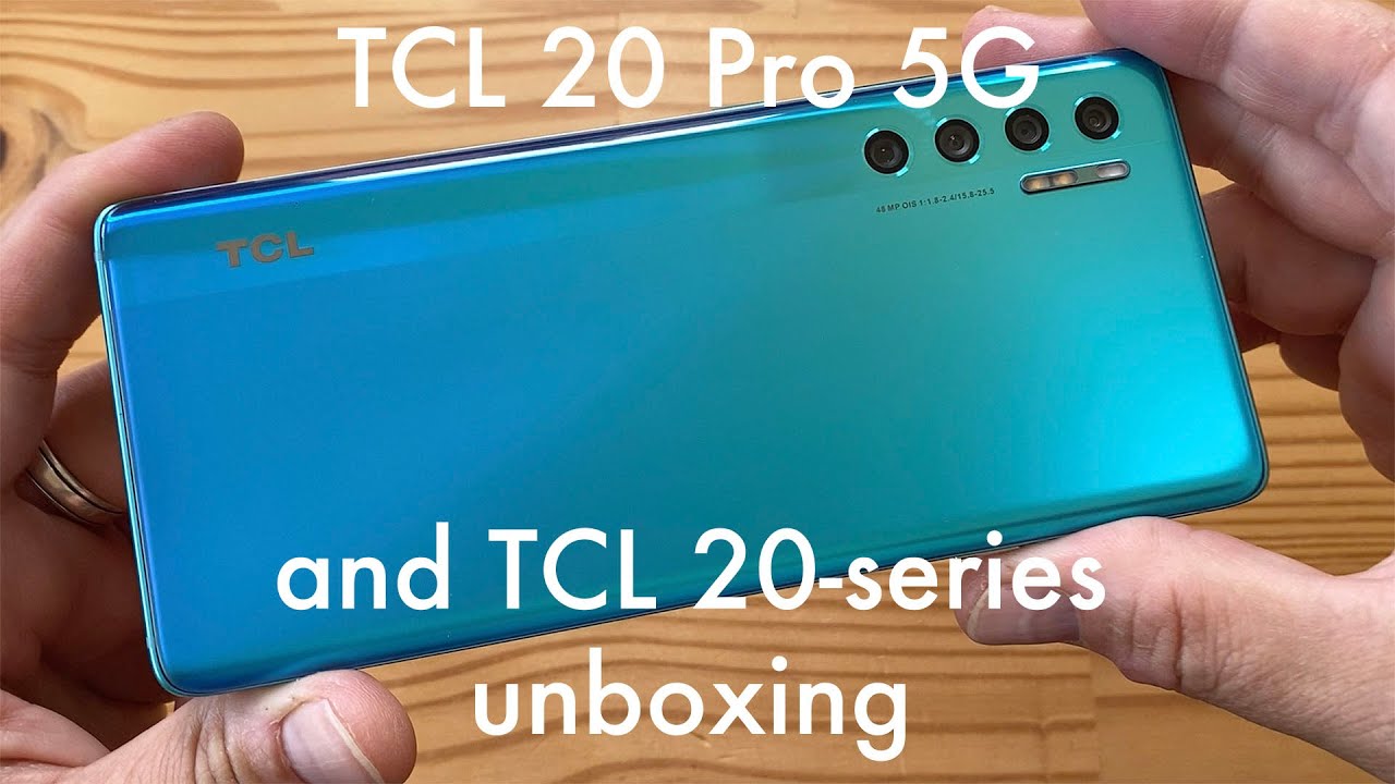 TCL 20 Pro 5G / 20-series (and MoveAudio S600) unboxing: 5G, OIS, and wireless charging for $500?!