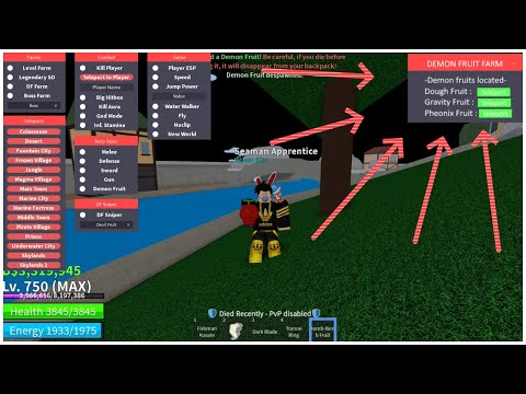 BLOX PIECE / FRUIT HACK/SCRIPT UNLIMITED DEMON / DEVIL FRUITS & AUTOFARM,TELEPORT AND MUCH MORE!!